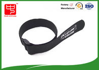 Black  strap one side sticky backed  , 100% nylon cable ties with buckle