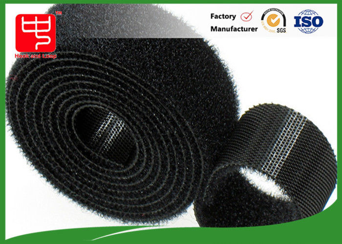Black velcro tape strong gripping power double sided velcro roll Water