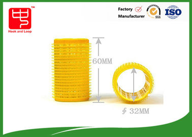 32 * 60mm yellow plastic hair roller , hair curler roll for girl  / female