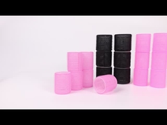 Soft Hook And Loop Hair Rollers / Sleeping Hair Curler Roll For Salon Women