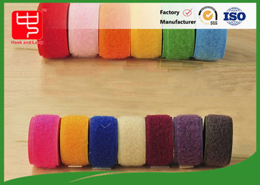 Double Sided Hook And Loop Tape 10 ~ 50mm Nylon Mix Polyester / Nylon