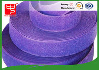 Purple Strong Hook And Loop Adhesive Tape Roll For Garments