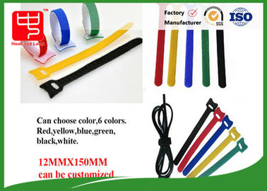 160 * 12mm Colored Cable Ties With Small Hole Heat Resistance