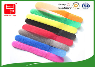 100% Nylon Water Resistance Releasable Cable Ties , Colorful  Tape