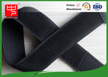 Unnapped loop Elastic  straps , Black  stretch adjustable straps