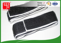 Household Self Adhesive Hook And Loop Tape ,  Durable Sticky Tape Black Color