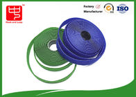 Polyester Mix Nylon Colored Hook And Loop Rolls / Sew On Hook And Loop Fastener Fabric