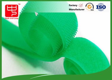Flame Retardant Green Industrial Strength Hook And Loop Tape Roll For Firefighter Uniform