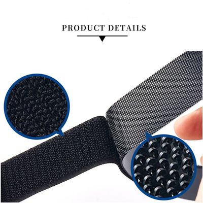Grade A 100% Nylon Hook and Loop Fastener Tape Customizable for Heavy Duty Applications