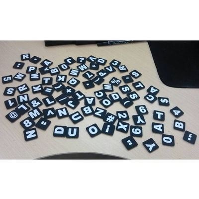 Customed Printing Alphabet Letters nylon hook