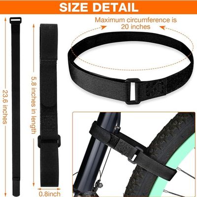 SGS Certified Adjustable Bike Cinch Straps Non Slip Battery Strap for Convenient Bicycle Transport
