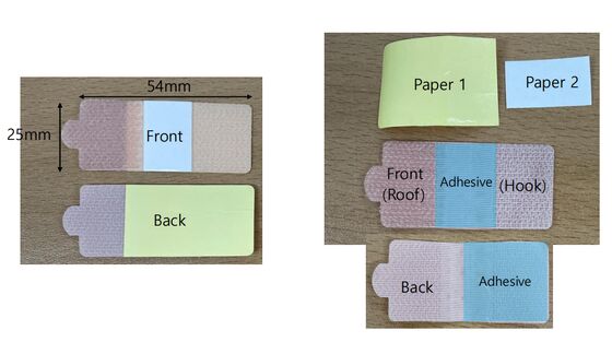 Factory Catheter Fixation Tube Stabilization Device Holder Velcro Tape With Back Adhesive