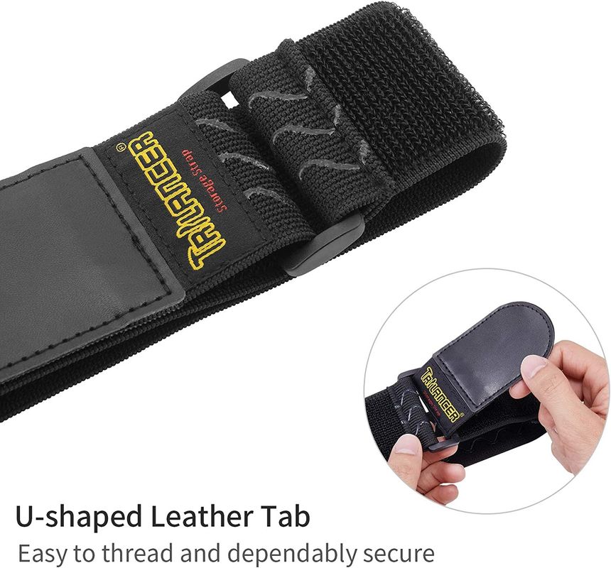 Elastic Cinch Straps with Anti-Slip Strips for Hose, Cords, Bike, Luggage, Camping, Yoga Mats