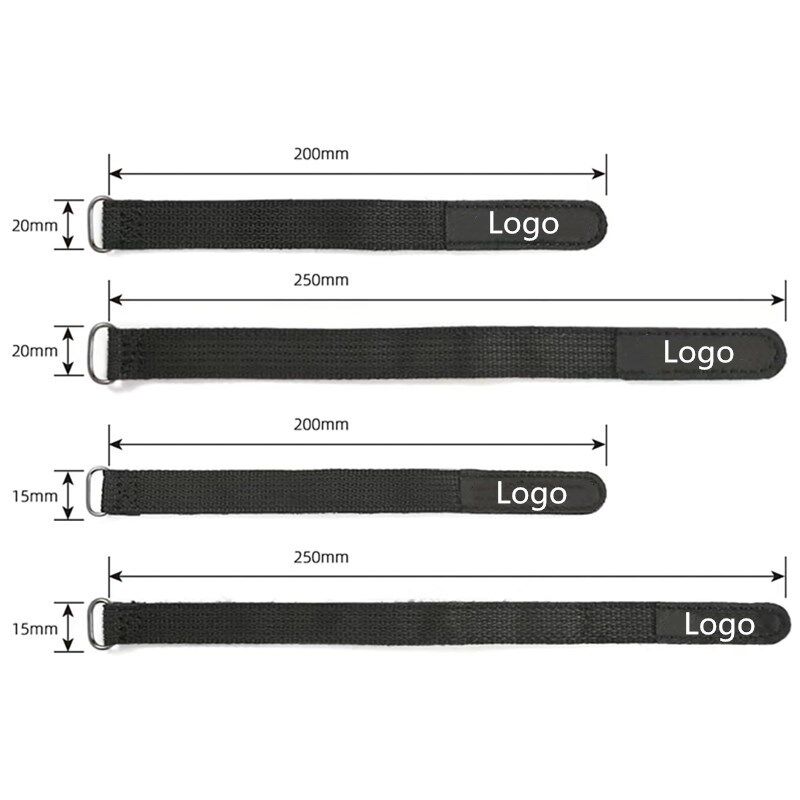Adjustable Hook And Loop Straps With Non Slip Silicone Backing For Tight Secure Battery Mounting And Electronics Protection