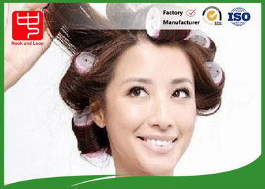 Soft Hook And Loop Hair Rollers / Sleeping Hair Curler Roll For Salon Women