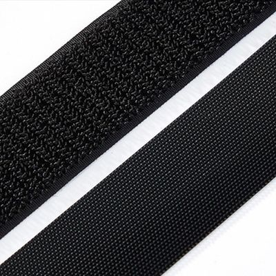 Custom Size Elastic Hook And Loop Tape 25 Or 50 Yards Per Roll Elastic Fastening Tape Designed For Textile And Apparel